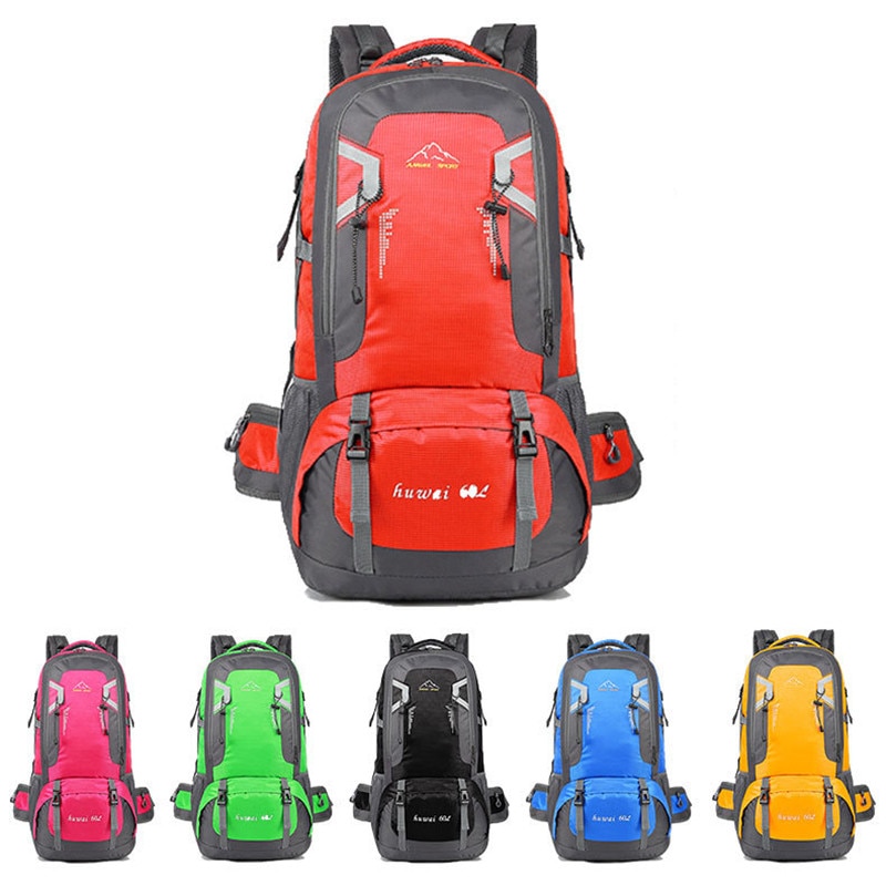 Camping Backpack with Reflective Detail