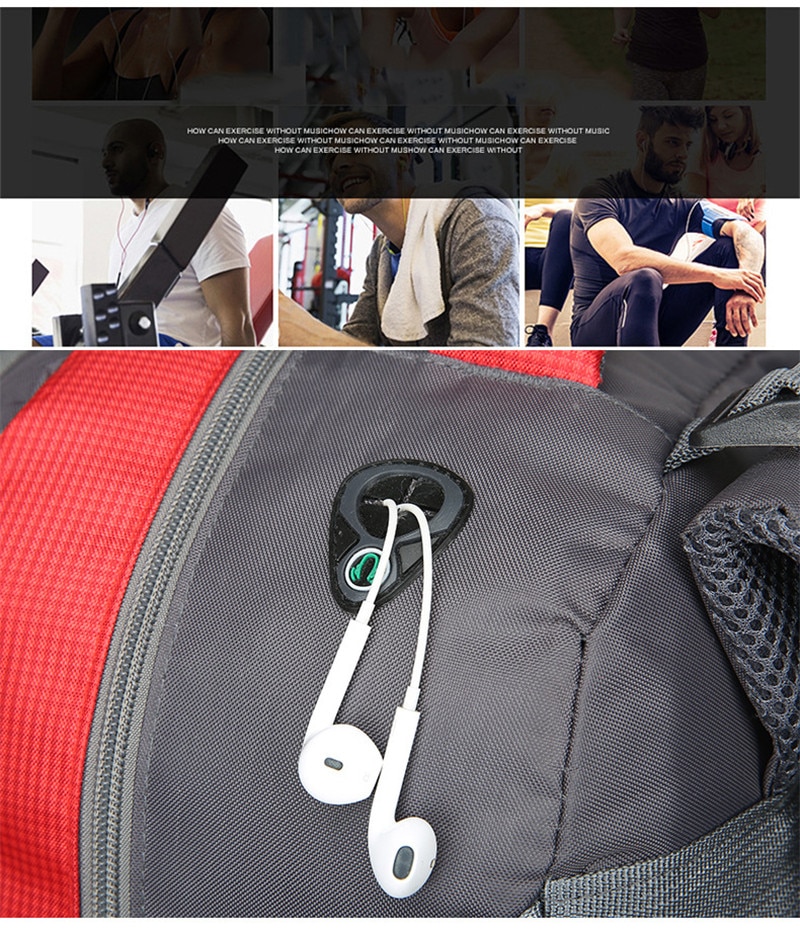 Camping Backpack with Reflective Detail