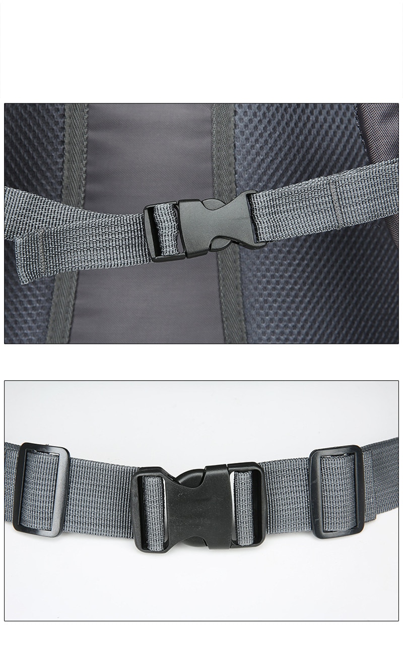 Camping Backpack with Reflective Detail