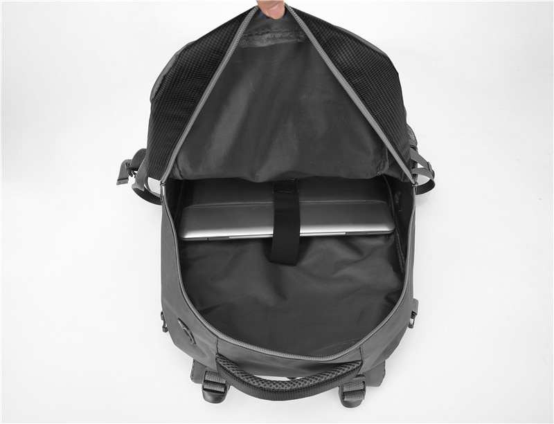 Camping Backpack with Reflective Detail
