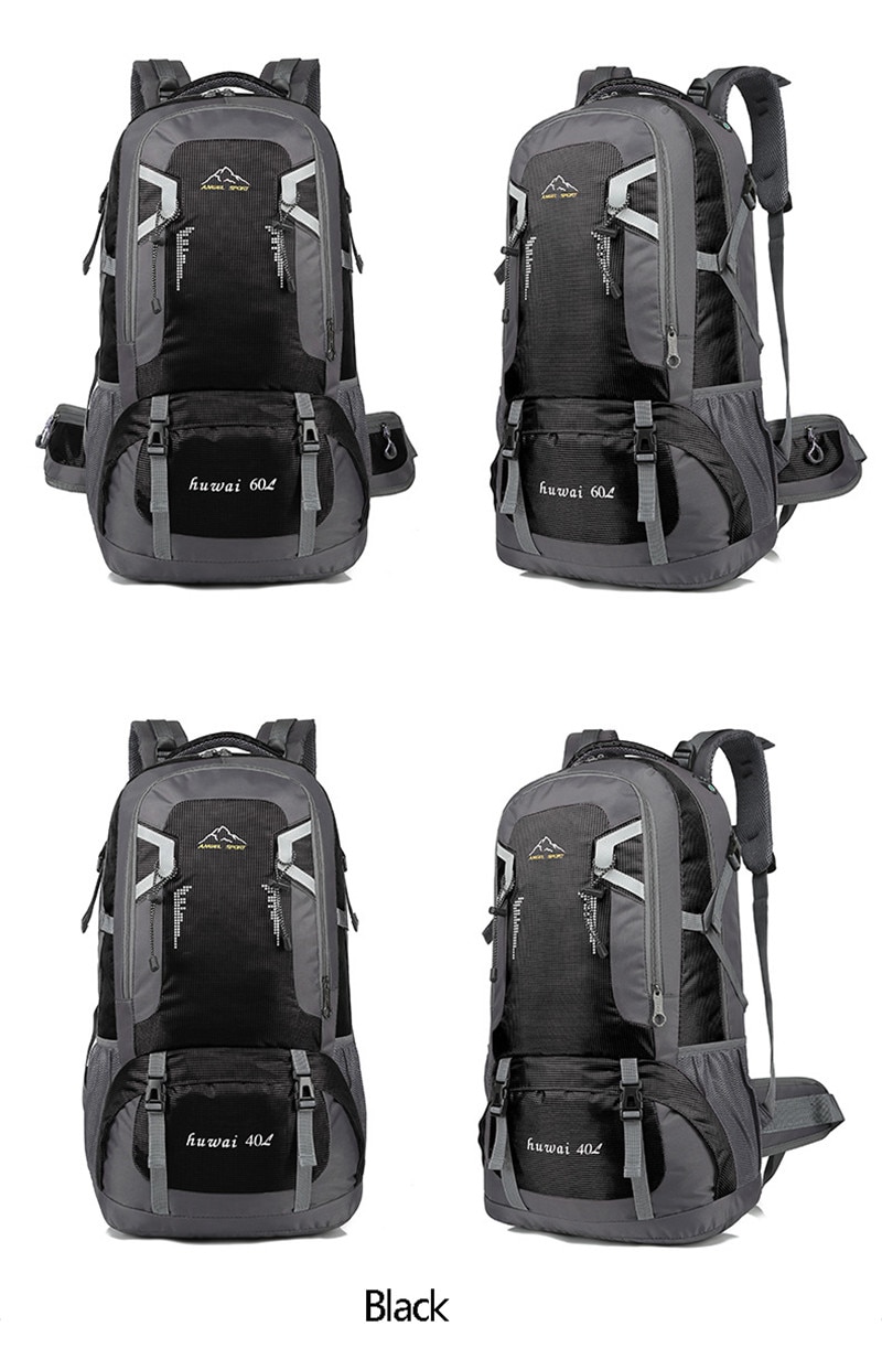 Camping Backpack with Reflective Detail