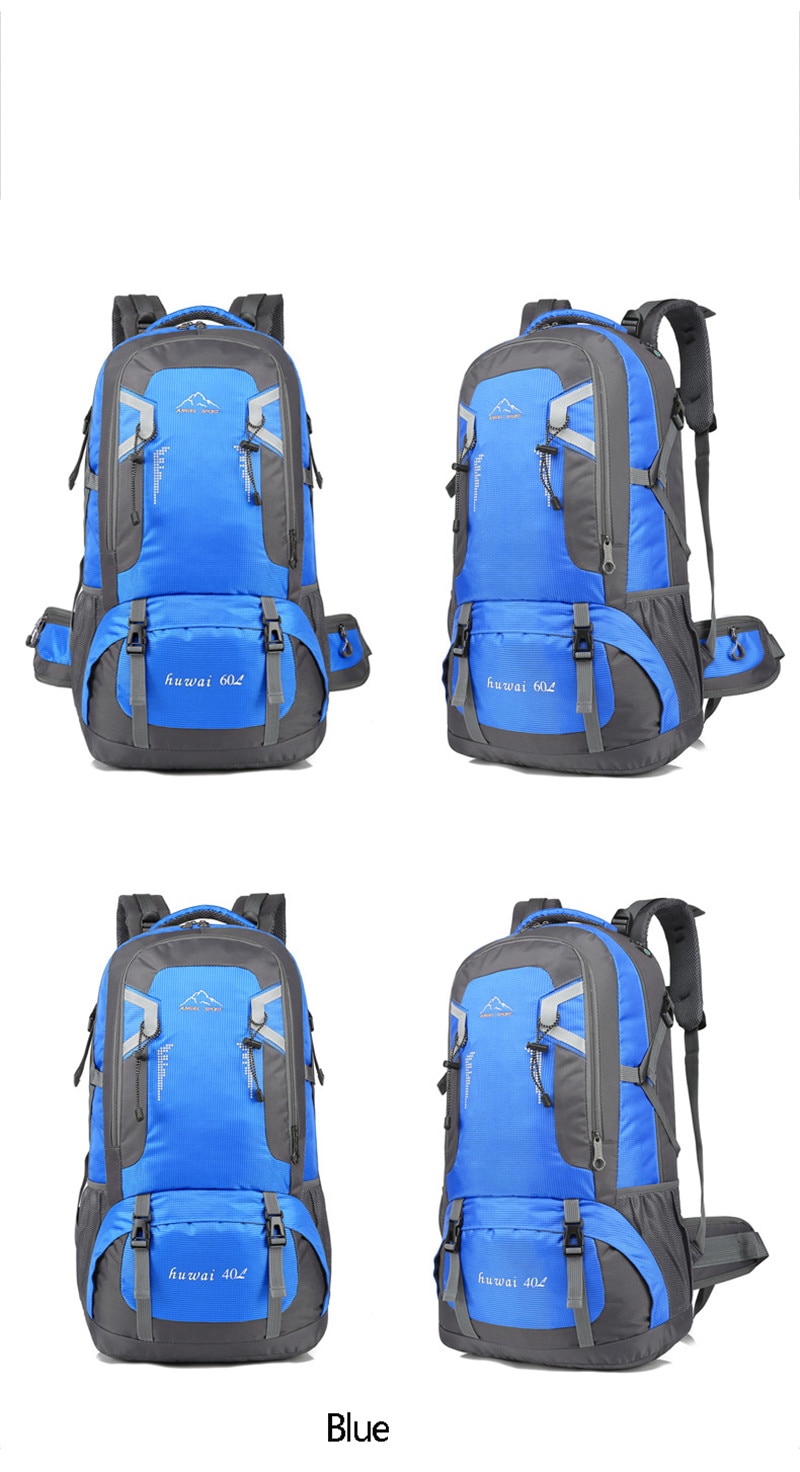 Camping Backpack with Reflective Detail