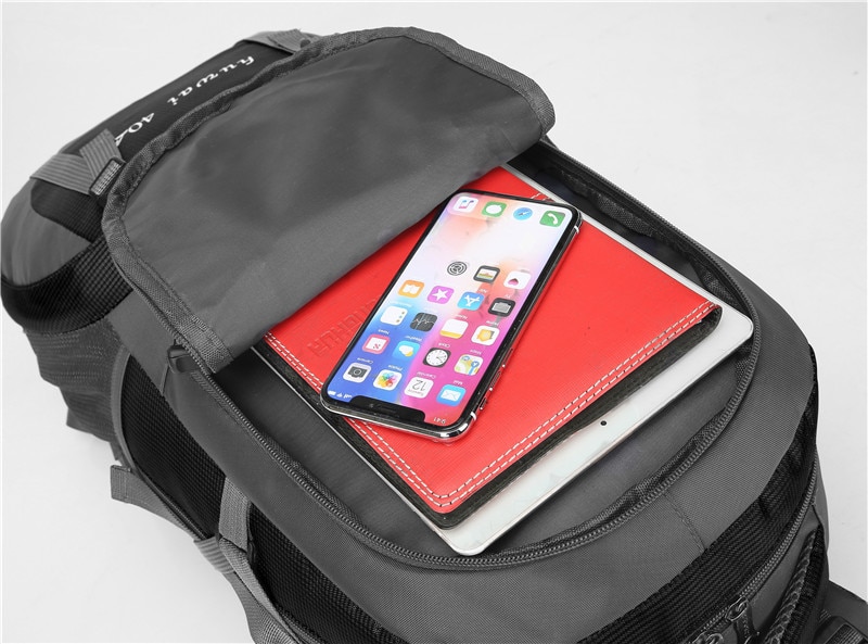 Camping Backpack with Reflective Detail