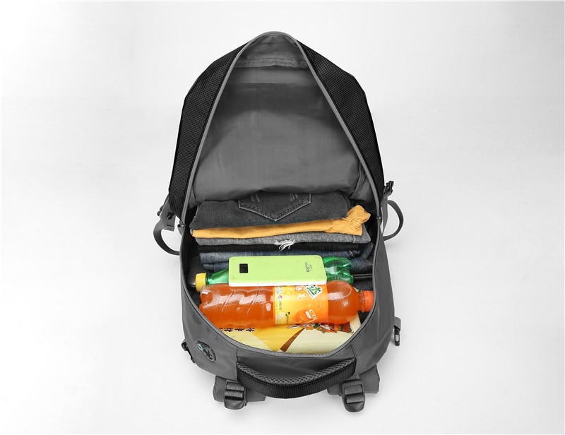 Camping Backpack with Reflective Detail