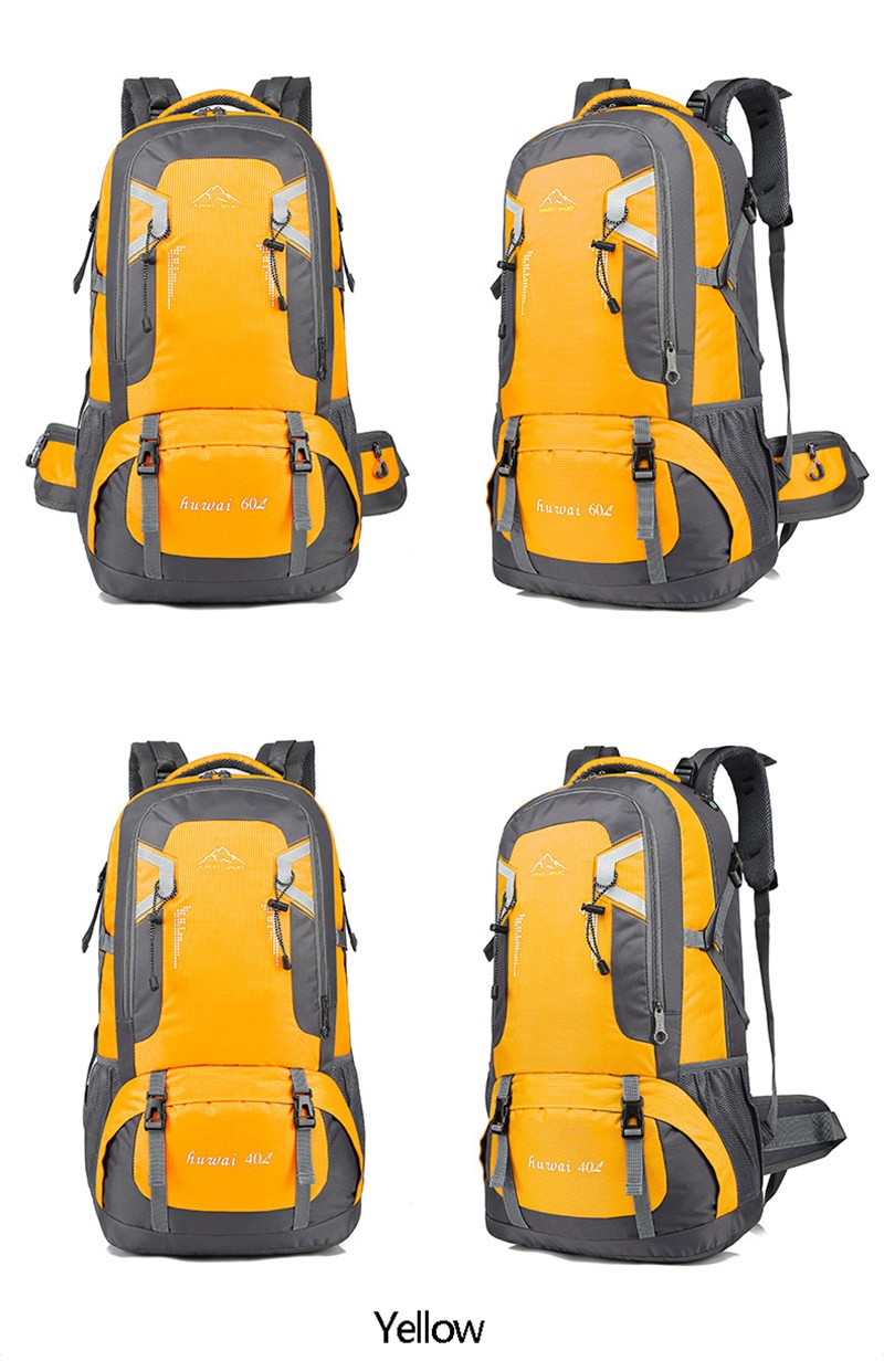 Camping Backpack with Reflective Detail