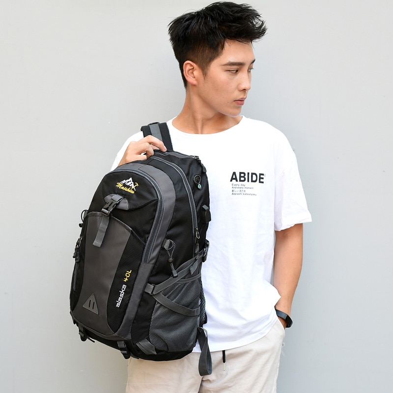 Waterproof Camping Backpack with USB Port