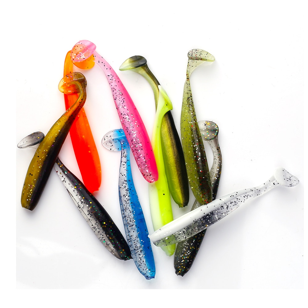 Soft Silicone Worm Lures Set Soft Silicone Worm Lures Set