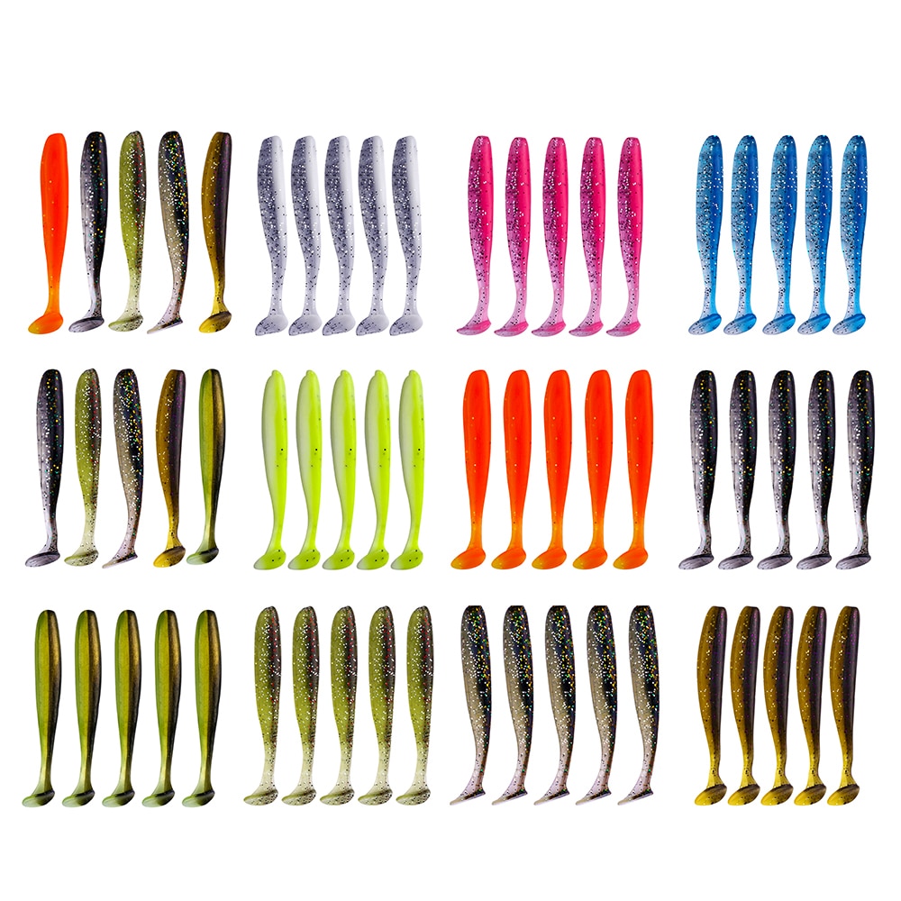 Soft Silicone Worm Lures Set Soft Silicone Worm Lures Set