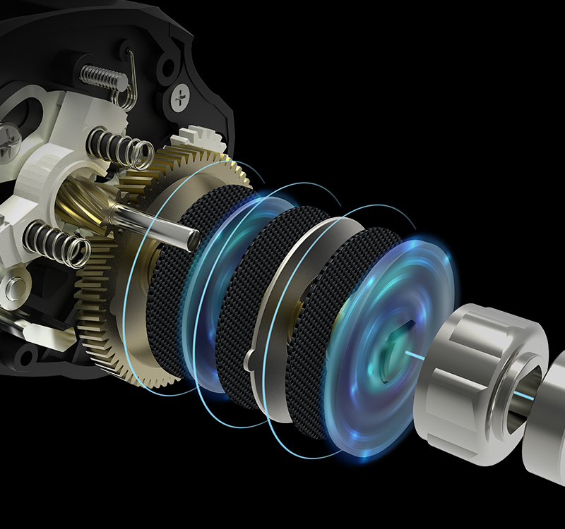 Bait Casting Reel with Dual Brake System for Fishing Bait Casting Reel with Dual Brake System for Fishing