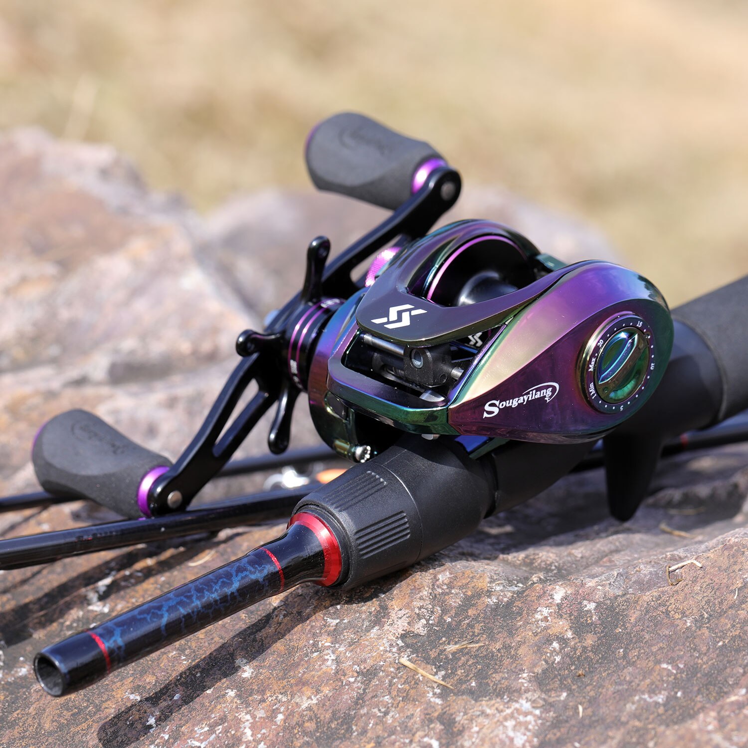 Colorful Carbon Fiber Casting Rod Bundle