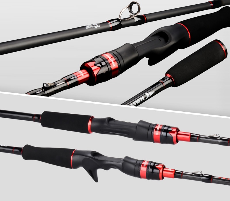 Short Carbon Fiber Spinning and Casting Fishing Rod Short Carbon Fiber Spinning and Casting Fishing Rod