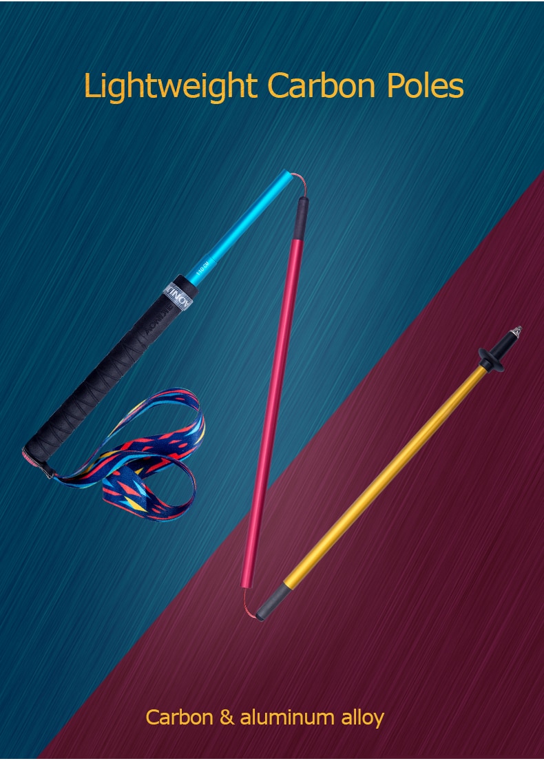 Lightweight, Folding, Collapsible, Trekking Poles Lightweight, Folding, Collapsible, Trekking Poles