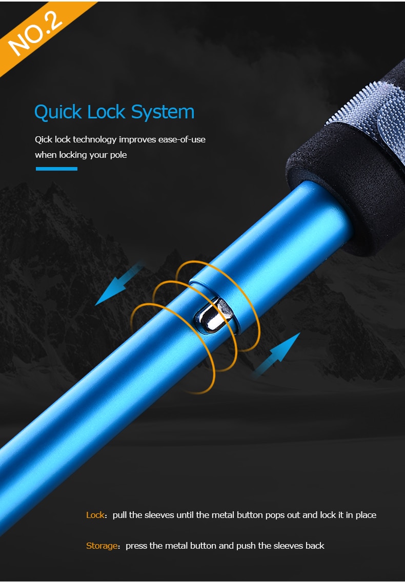 Lightweight, Folding, Collapsible, Trekking Poles Lightweight, Folding, Collapsible, Trekking Poles