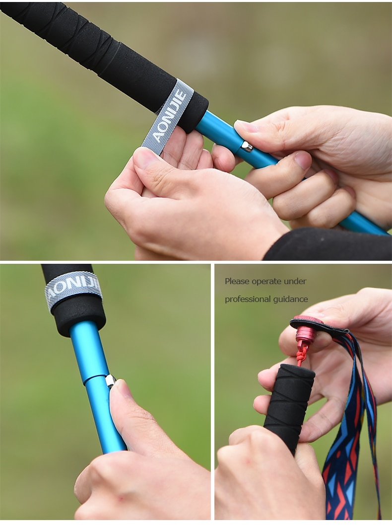 Lightweight, Folding, Collapsible, Trekking Poles Lightweight, Folding, Collapsible, Trekking Poles