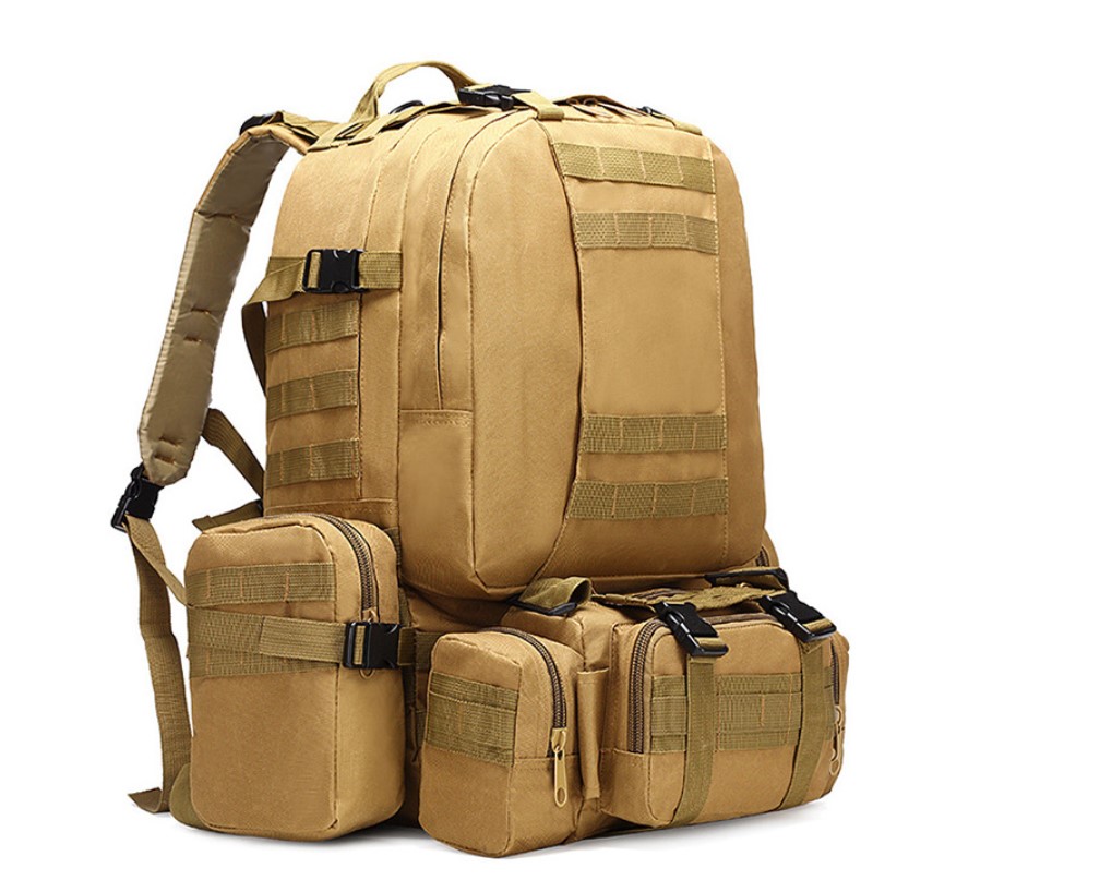 Men's 4 in 1 Tactical Style Multi-Pocket Backpack Men's 4 in 1 Tactical Style Multi-Pocket Backpack