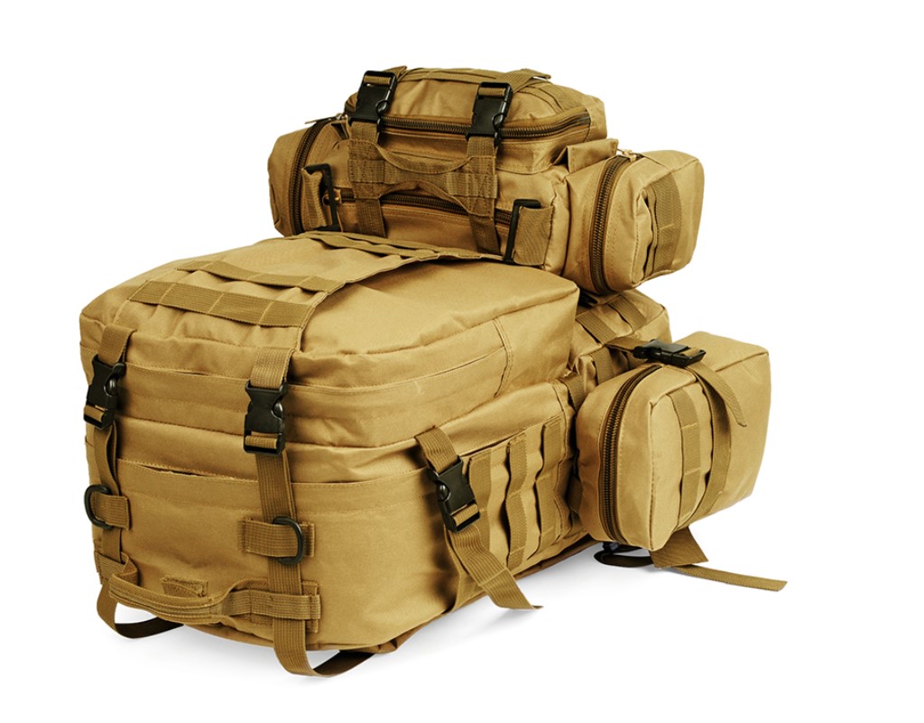 Men's 4 in 1 Tactical Style Multi-Pocket Backpack Men's 4 in 1 Tactical Style Multi-Pocket Backpack